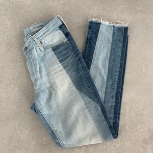 AG-ED DENIM THE ISABELLE PATCHWORK